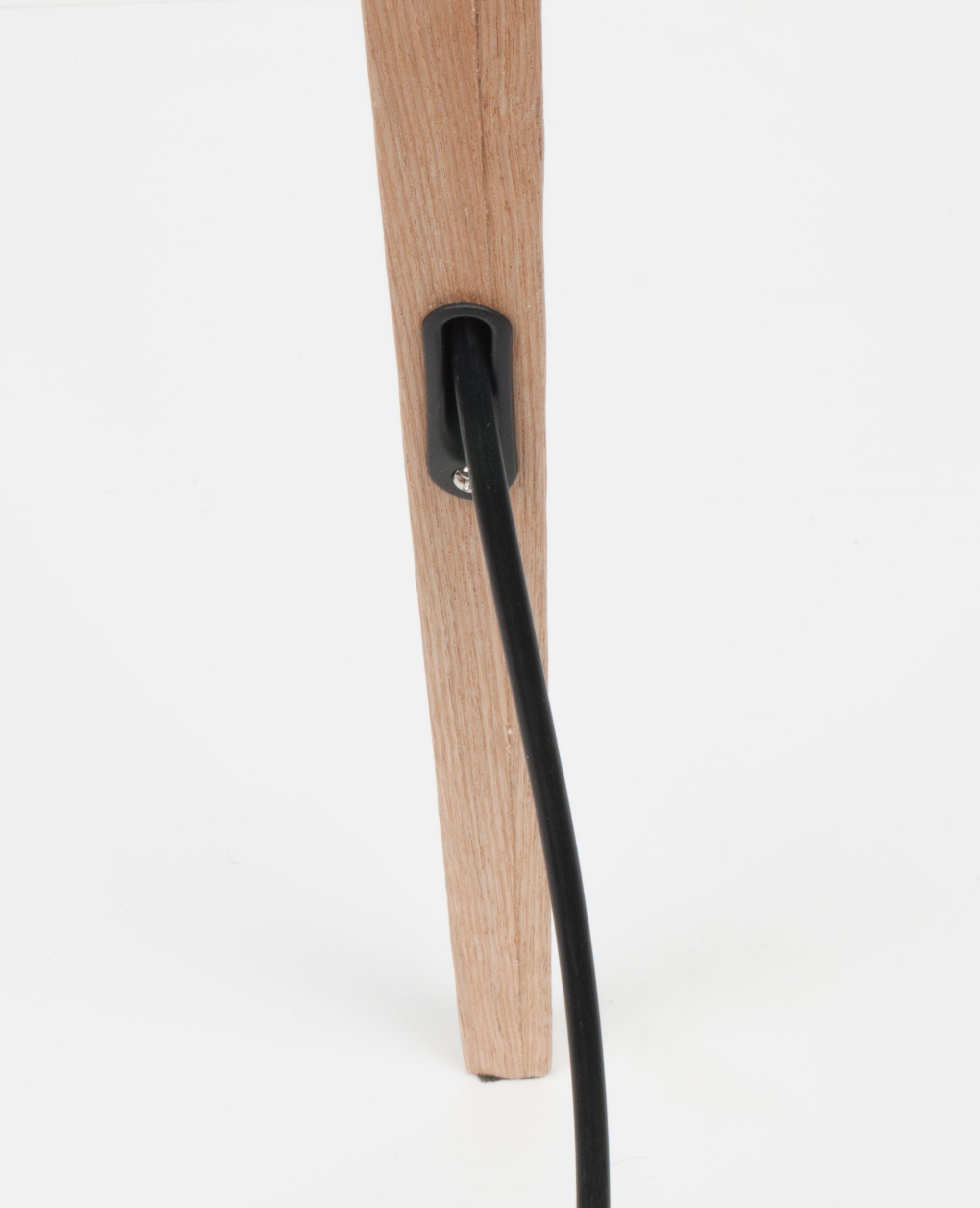 Zuiver Tripod Wood Black Floor Lamp